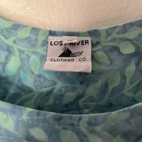 Lost River Clothing Co. Dress Size XL Rayon Floral/Leaf Print Good Condition - Picture 9 of 10